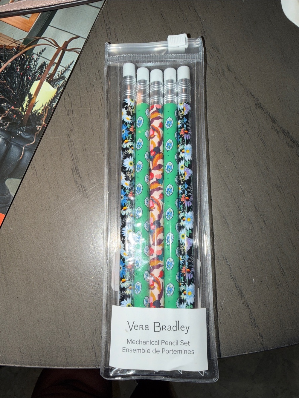 Vera Bradley Floral Mechanical Pencil Set